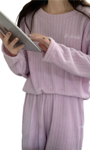 Pijama Polar Liso de Plush